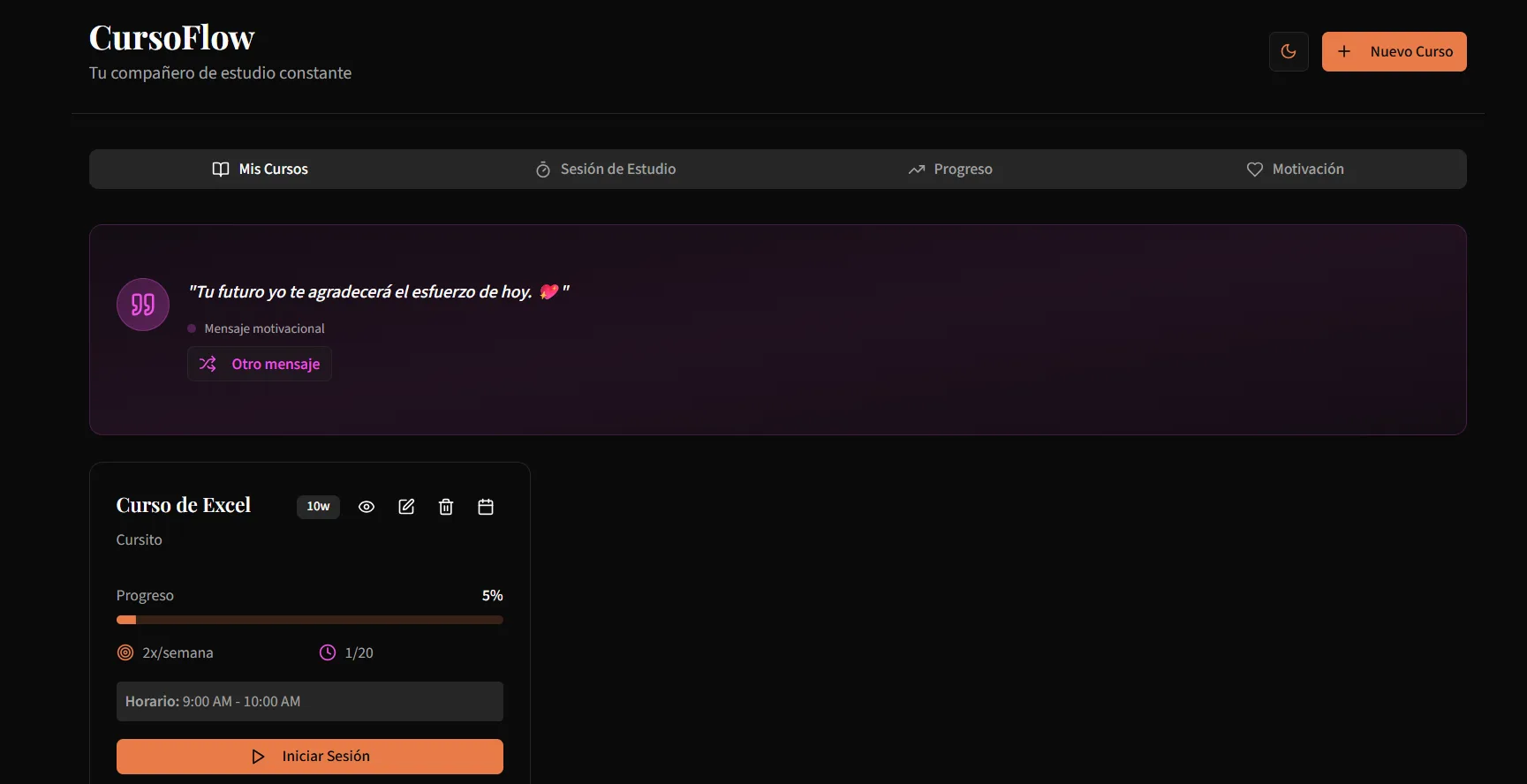 Picture of CursoFlow project